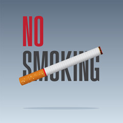 May 31st World No Tobacco Day banner. No Smoking Day awareness poster. Stop smoke or quit smoking campaign in dangerous concept.