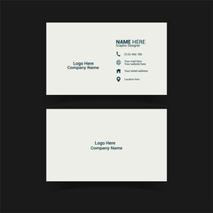 Modern and creative business card  template for corporate business