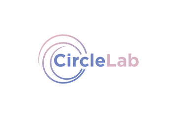 Circle line logo lab modern icon symbol orbit illustration