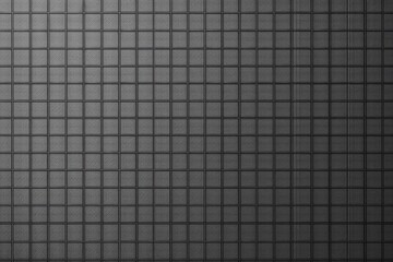 monochromatic patterned wall made of tiles Generative AI