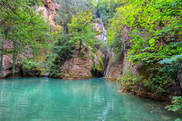 Hotnishki waterfall, near Veliko Tarnovo, Bulgaria