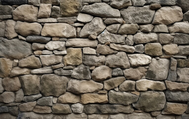 Stone wall material texture background. Generative AI