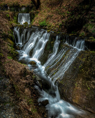 Fototapeta premium 長野県軽井沢町 春の白糸の滝