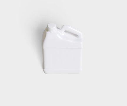 White jerry can image made with 3D software for packanging