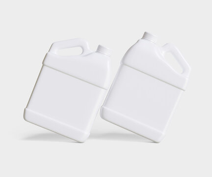 White jerry can image made with 3D software for packanging