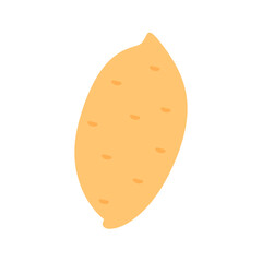 Roasted sweet potato. Roasted sweet potato logo design. Japanese Sweet potato.