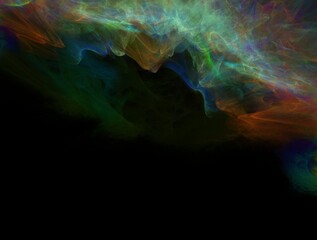Imaginatory fractal abstract background Image