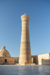 The Kalan Minaret of Po-i-Kalan complex in Bukhara, Uzbekistan