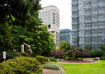 Park in Downtown Portland, Oregon