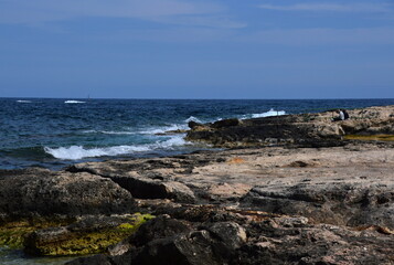 Mediterranean Coast on the Island Malta, Portomaso, St. Julians