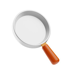 breakfast frying pan 3d illustration