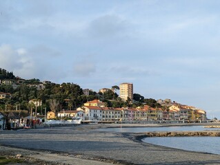 Fototapeta na wymiar Scorcio Imperia Liguria Italia