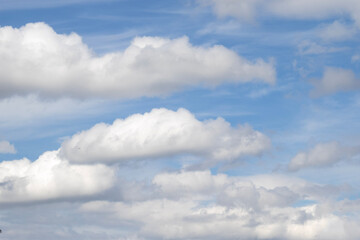 blue sky with clouds