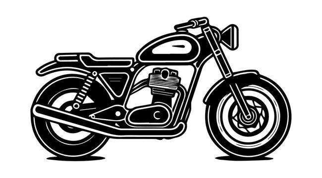 motorcycle on the white background, modern motor bike vector illustration, motor bike logo, motor bike t-shirt design