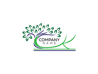 Abstract athlete  tree logo vector design. Gym, sports games, fitness, business, trainer vector logo.  Quotation marks and symbol with modern colors vector design.