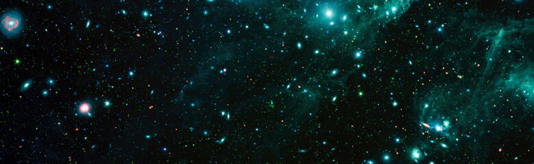 beautiful galaxy in outer space. Billions of galaxies in the universe. Abstract space background....