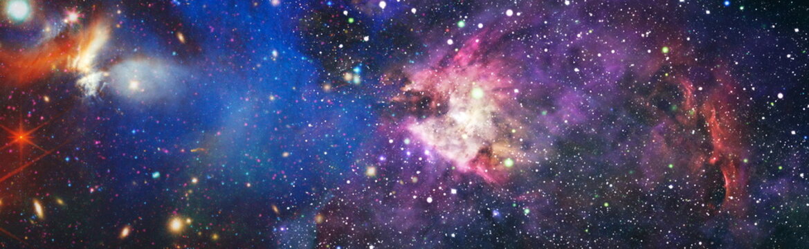 beautiful galaxy in outer space. Billions of galaxies in the universe. Abstract space background. Elements of this image furnished by NASA