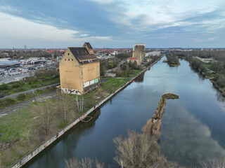 Am Lindernauer Hafen in Leipzig