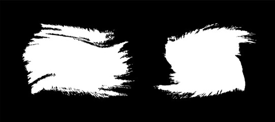 Set of hand drawn grunge backgrounds. Brush strokes. Sale banners. Distress texture. Blank shapes. Distorted border. Vector grunge frames