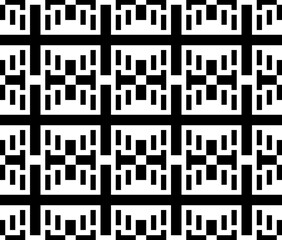black and white seamless pattern backgound wallpaper textile tag line
 data bar  coad line lable. 