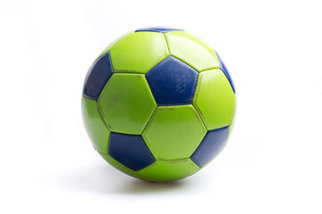 a green soccer ball