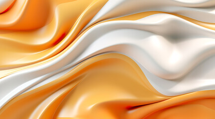 wavy fabric luxury background. Abstract smooth wave background. Generative AI