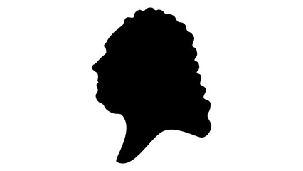 George Frideric Handel silhouette