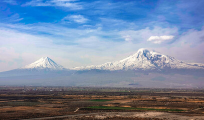 Panoramic view of the Ararat mountain