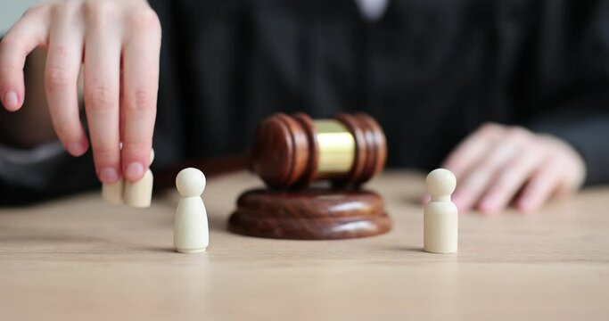 Disputes about raising children in divorce. Court judge decided to leave children with mother