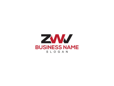 Initial ZWL zw z w l Business Logo Letter Vector Art For You