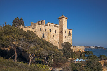 Fototapeta na wymiar Exploring the Historic Tamarit Castle, Catalonia