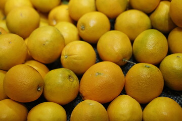 oranges in a market