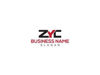 Minimalist Letter ZYC Logo Icon, Alphabet ZY zyc Premium Letter Logo Design For You