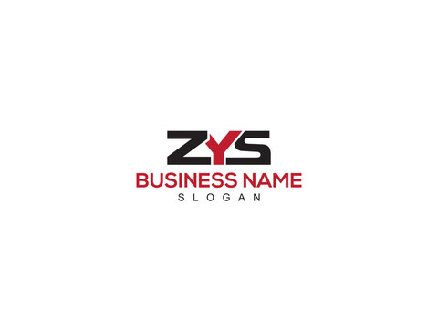 Minimalist Letter ZYS Logo Icon, Alphabet ZY zys Premium Letter Logo Design For You