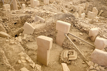 Gobekli Tepe excavation site. Oldest Temple in the World. UNESCO World Heritage Site. Sanliurfa...