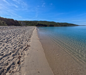 Obraz premium La Baie de Cupabia, en Corse