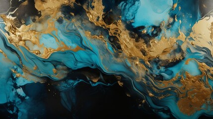 Hypothetical Brilliant Blue Jade background. AI Generated