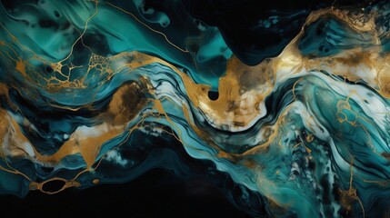 Obraz premium Hypothetical Brilliant Blue Jade foundation. AI Generated