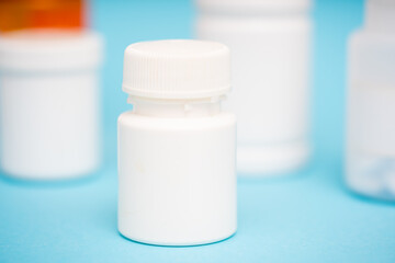 white plastic packaging