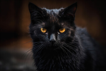 black cat on friday the 13 Generative AI