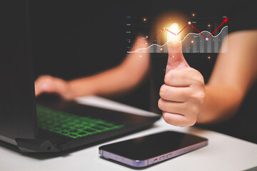 Data analytics report business strategy, management tools, Stock market indicator or forex trading...