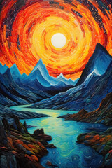 Fototapeta premium Magical artistic landscapes