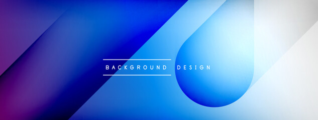 Abstract vector background. Shadow lines and lights with round elements and circles composition. Vector Illustration For Wallpaper, Banner, Background, Card, Book Illustration, landing page