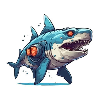 dibujo de tiburón