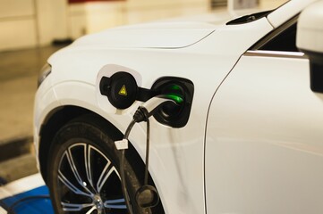 Electric Modern rechargeable ev car