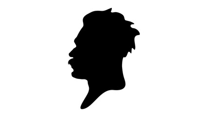 Friedrich Nietzsche silhouette