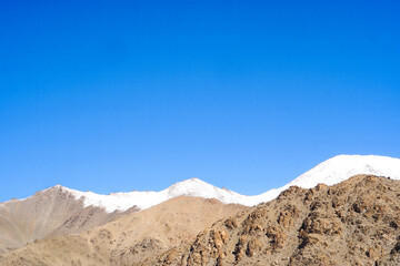 In Leh city, Ladakh, India, Himalaya mountain range
