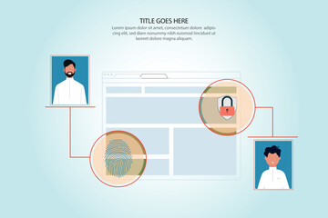 A genetic investigation of the thumbprint of a parent and a son