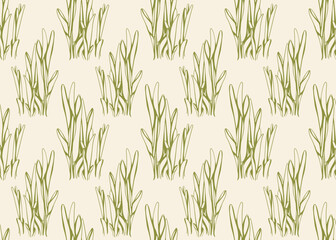 Floral pattern seamless background. Foliage and flower wallpaper design of nature.