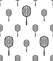 Grill Pan Icon Seamless Pattern Y_2112001